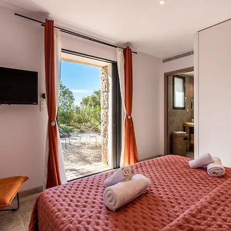 别墅 Bergerie De Luxe Vue Mer Avec Piscine Chauffee, Spa Et Terrain De Petanque *
