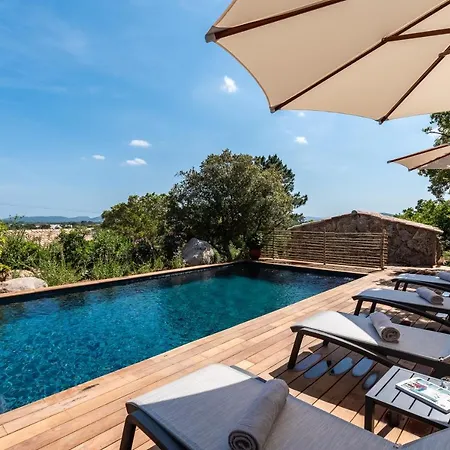 Bergerie De Luxe Vue Mer Avec Piscine Chauffee, Spa Et Terrain De Petanque Lecci