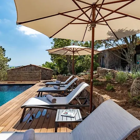 Bergerie De Luxe Vue Mer Avec Piscine Chauffee, Spa Et Terrain De Petanque Villa Lecci
